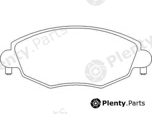  TEXTAR part 2327904 Brake Pad Set, disc brake