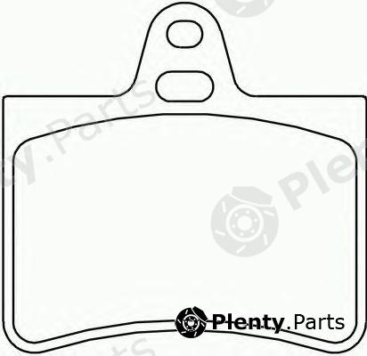  TEXTAR part 2330501 Brake Pad Set, disc brake