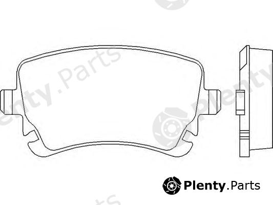  TEXTAR part 2332601 Brake Pad Set, disc brake