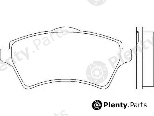  TEXTAR part 2361501 Brake Pad Set, disc brake
