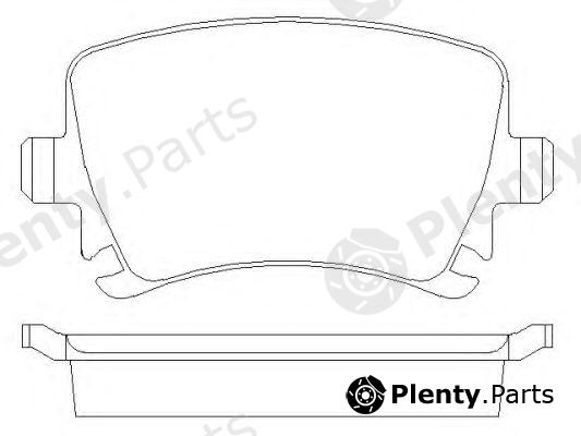  TEXTAR part 2391402 Brake Pad Set, disc brake
