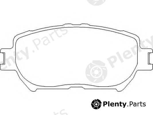  TEXTAR part 2392801 Brake Pad Set, disc brake