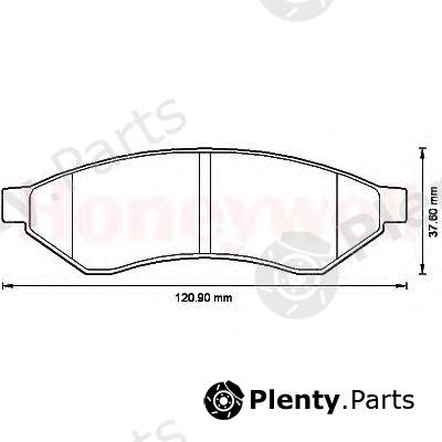 JURID part 573215J Brake Pad Set, disc brake