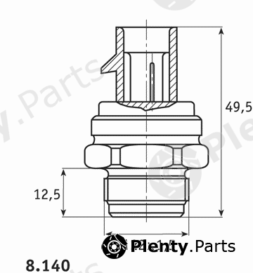  BEHR THERMOT-TRONIK part 8.140.11.325 (814011325) Temperature Switch, radiator fan