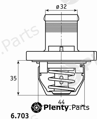  BEHR THERMOT-TRONIK part 6.703.89 (670389) Thermostat, coolant