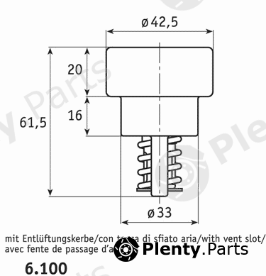  BEHR THERMOT-TRONIK part C.001.89 (C00189) Thermostat, coolant