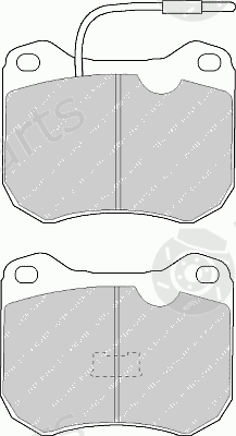  FERODO part FSL142 Brake Pad Set, disc brake