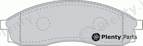  FERODO part FDB1434 Brake Pad Set, disc brake