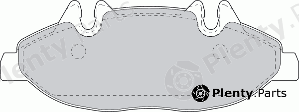  FERODO part FDB1493 Brake Pad Set, disc brake