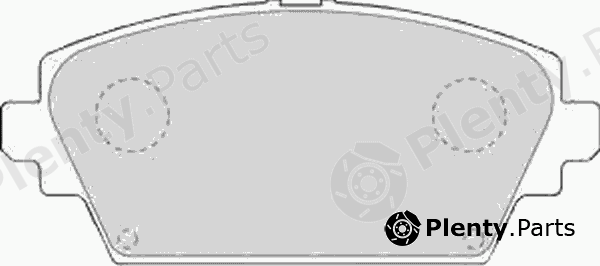  FERODO part FSL1580 Brake Pad Set, disc brake