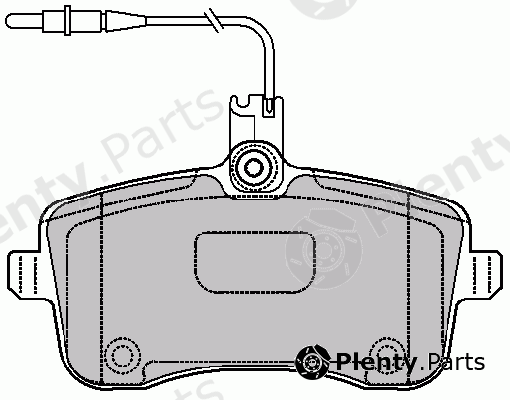  FERODO part FSL1725 Brake Pad Set, disc brake