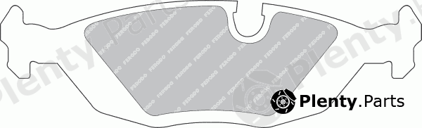 FERODO part FDB296 Brake Pad Set, disc brake