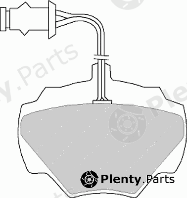  FERODO part FSL471 Brake Pad Set, disc brake