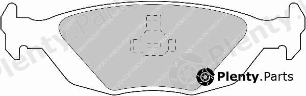  FERODO part FSL506 Brake Pad Set, disc brake