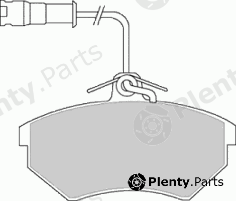  FERODO part FSL954 Brake Pad Set, disc brake