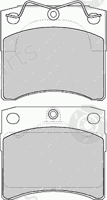  FERODO part FVR1131 Brake Pad Set, disc brake