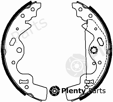  FERODO part FSB651 Brake Shoe Set