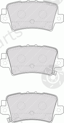  FERODO part FSL1862 Brake Pad Set, disc brake
