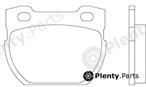  BREMBO part P44006 Brake Pad Set, disc brake