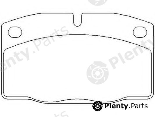  BREMBO part P59005 Brake Pad Set, disc brake