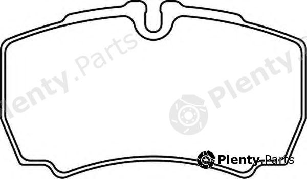 BREMBO part PA6023 Brake Pad Set, disc brake