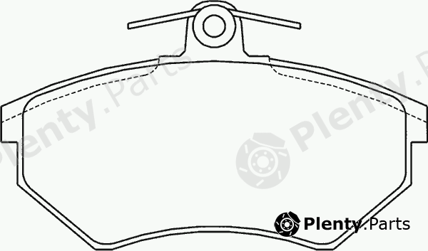  MINTEX part MDB1570 Brake Pad Set, disc brake