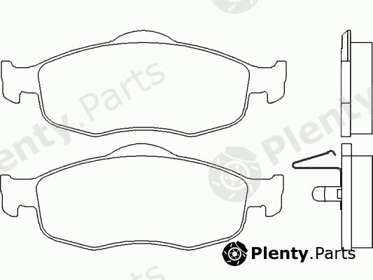  MINTEX part MDB1620 Brake Pad Set, disc brake