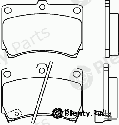  MINTEX part MDB1530 Brake Pad Set, disc brake