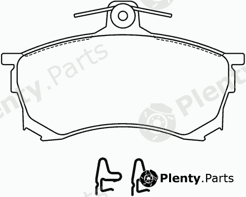  MINTEX part MDB1726 Brake Pad Set, disc brake