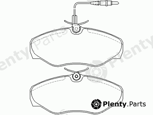  MINTEX part MDB2675 Brake Pad Set, disc brake
