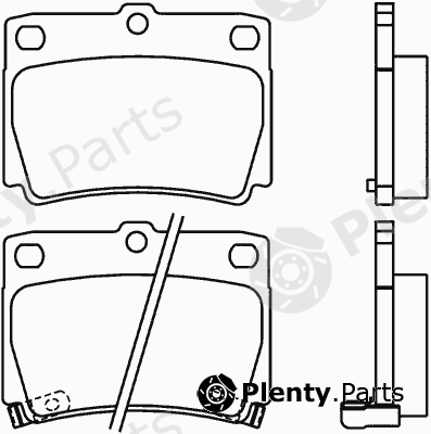  MINTEX part MDB1965 Brake Pad Set, disc brake