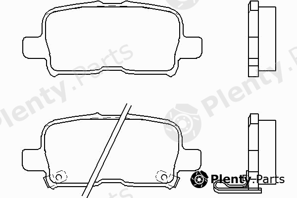  MINTEX part MDB1596 Brake Pad Set, disc brake