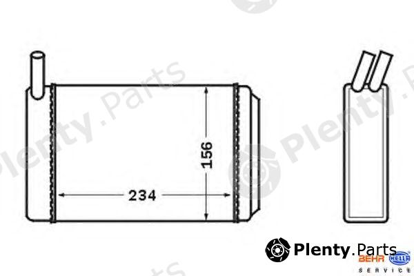  HELLA part 8FH351024-211 (8FH351024211) Heat Exchanger, interior heating