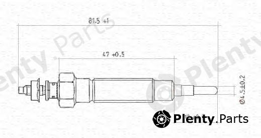  MAGNETI MARELLI part 062900045304 Glow Plug
