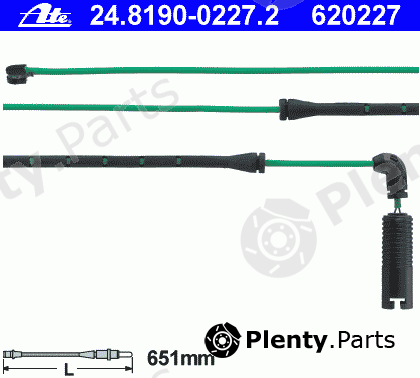  ATE part 24.8190-0227.2 (24819002272) Warning Contact, brake pad wear