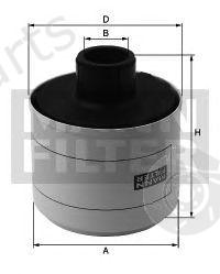  MANN-FILTER part C913/1 (C9131) Air Filter, compressor intake
