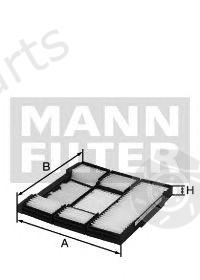  MANN-FILTER part CU2015 Filter, interior air