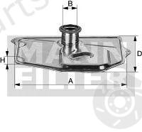  MANN-FILTER part H199/3KIT (H1993KIT) Hydraulic Filter, automatic transmission