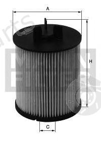  MANN-FILTER part PU819/3x (PU8193X) Fuel filter