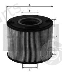  MANN-FILTER part PU1033x (PU1033X) Fuel filter
