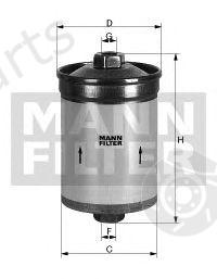  MANN-FILTER part WK612/4 (WK6124) Fuel filter