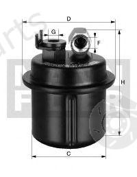  MANN-FILTER part WK76/3 (WK763) Fuel filter