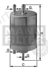  MANN-FILTER part WK720/6 (WK7206) Fuel filter