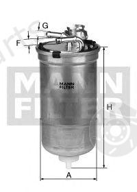  MANN-FILTER part WK853/12 (WK85312) Fuel filter