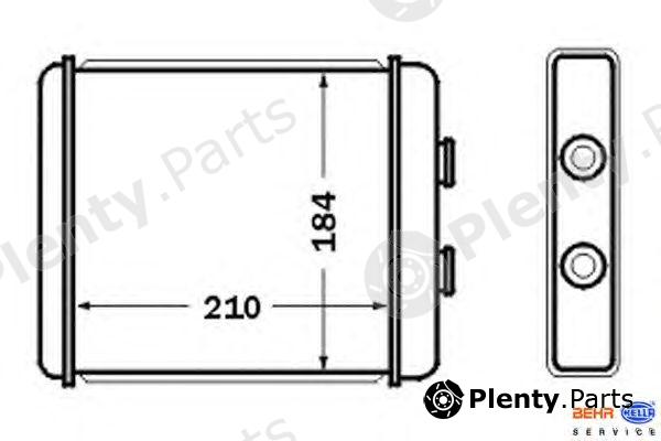  BEHR part 8FH351024-271 (8FH351024271) Heat Exchanger, interior heating