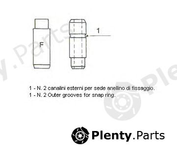  METELLI part 01-2549 (012549) Valve Guides