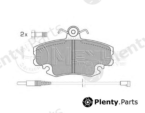  MEYLE part 0252146318/W (0252146318W) Brake Pad Set, disc brake
