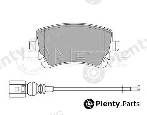  MEYLE part 0252332617/W (0252332617W) Brake Pad Set, disc brake