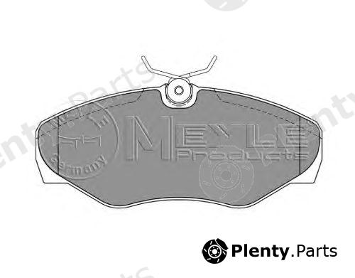  MEYLE part 0252309918 Brake Pad Set, disc brake