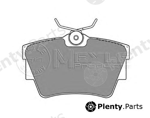  MEYLE part 0252398017 Brake Pad Set, disc brake